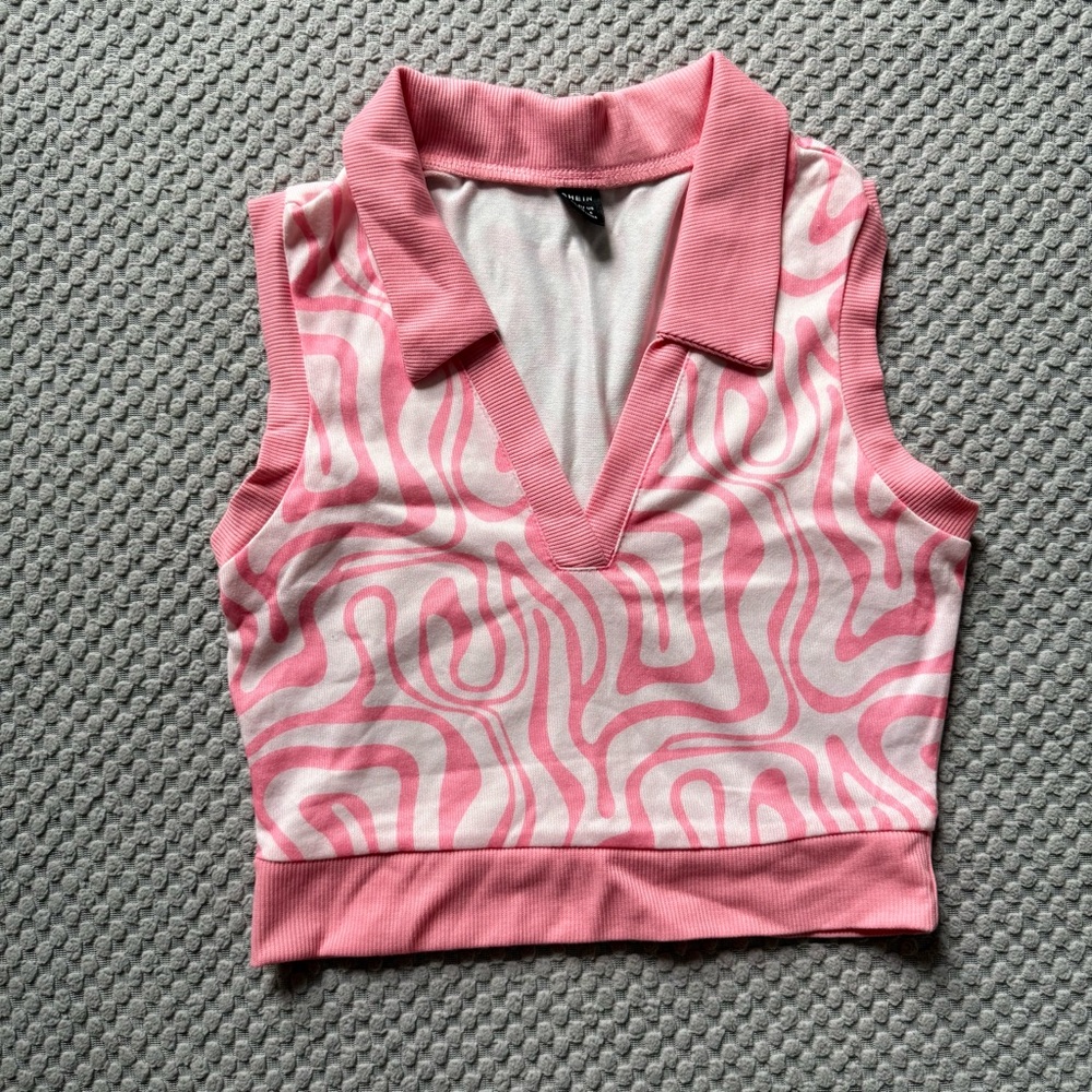 NWOT Pink Sleeveless Top